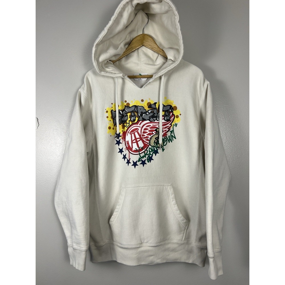 Barstool Sports Detroit Greek Town Dave‎ Portnoy Hoodie Sweatshirt Size M Rare